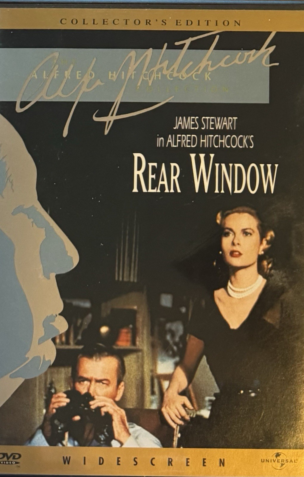 Rear Window (James Stewart, Grace Kelly; Alfred Hitchcock, 1954). DVD
