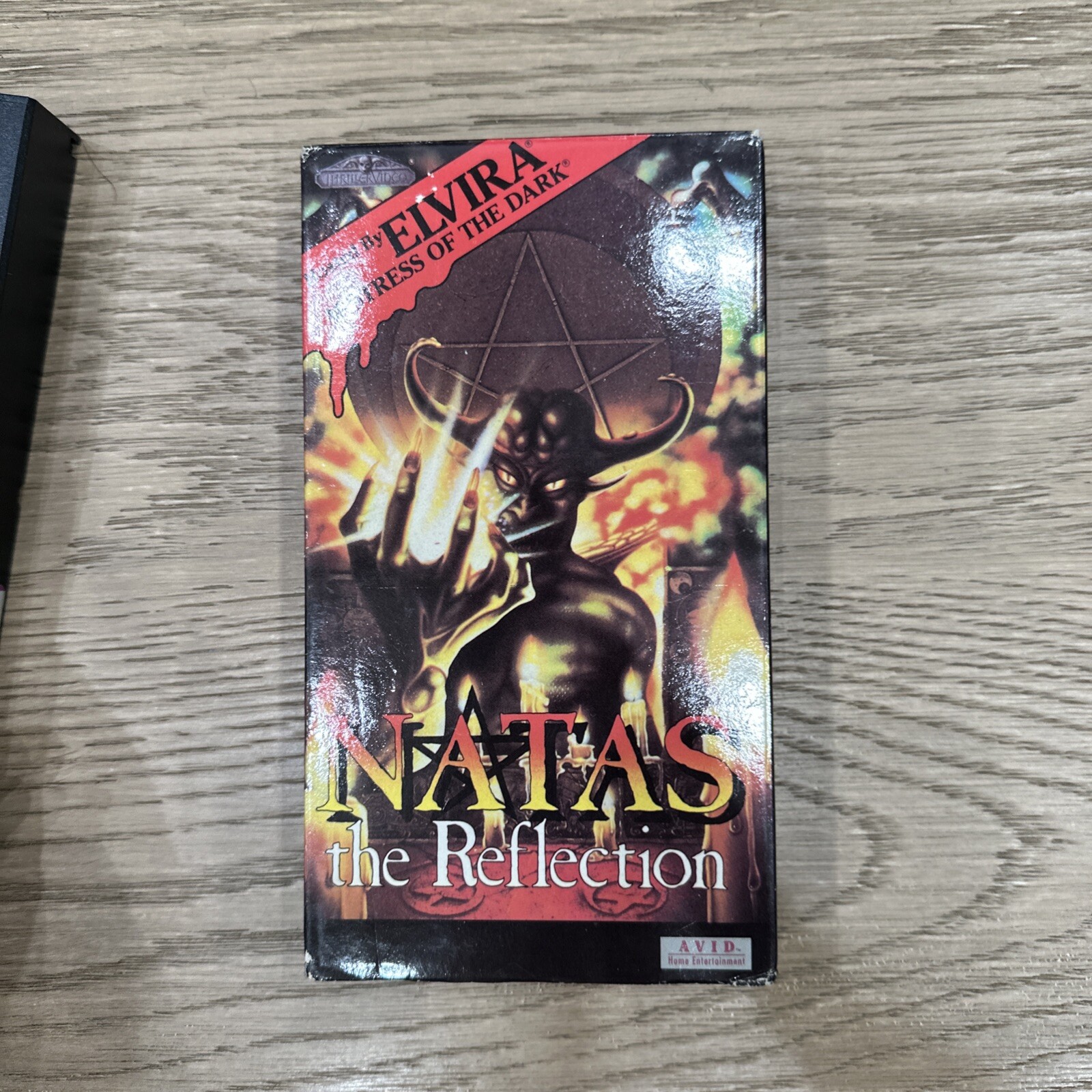 NATAS THE REFLECTION Thriller Video VHS Horror Hosted By ELVIRA