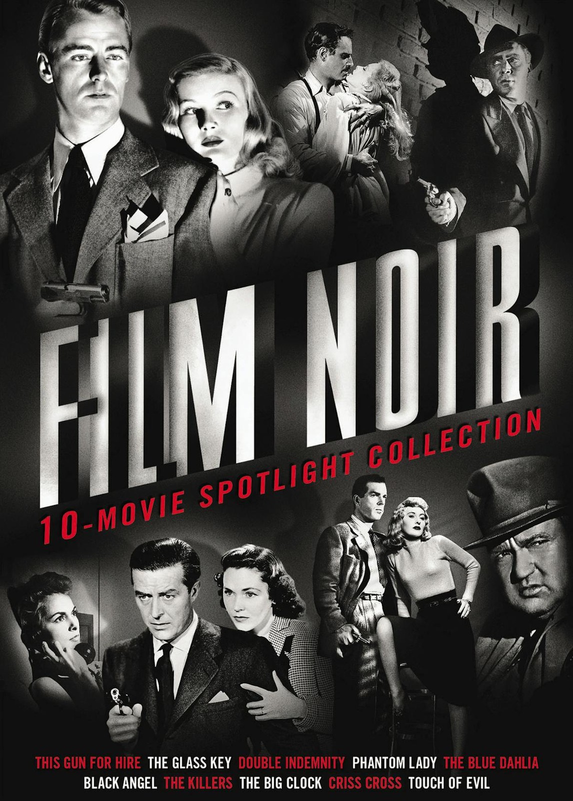 Film Noir 10-Movie Spotlight Collection DVD Maureen O'Sullivan NEW