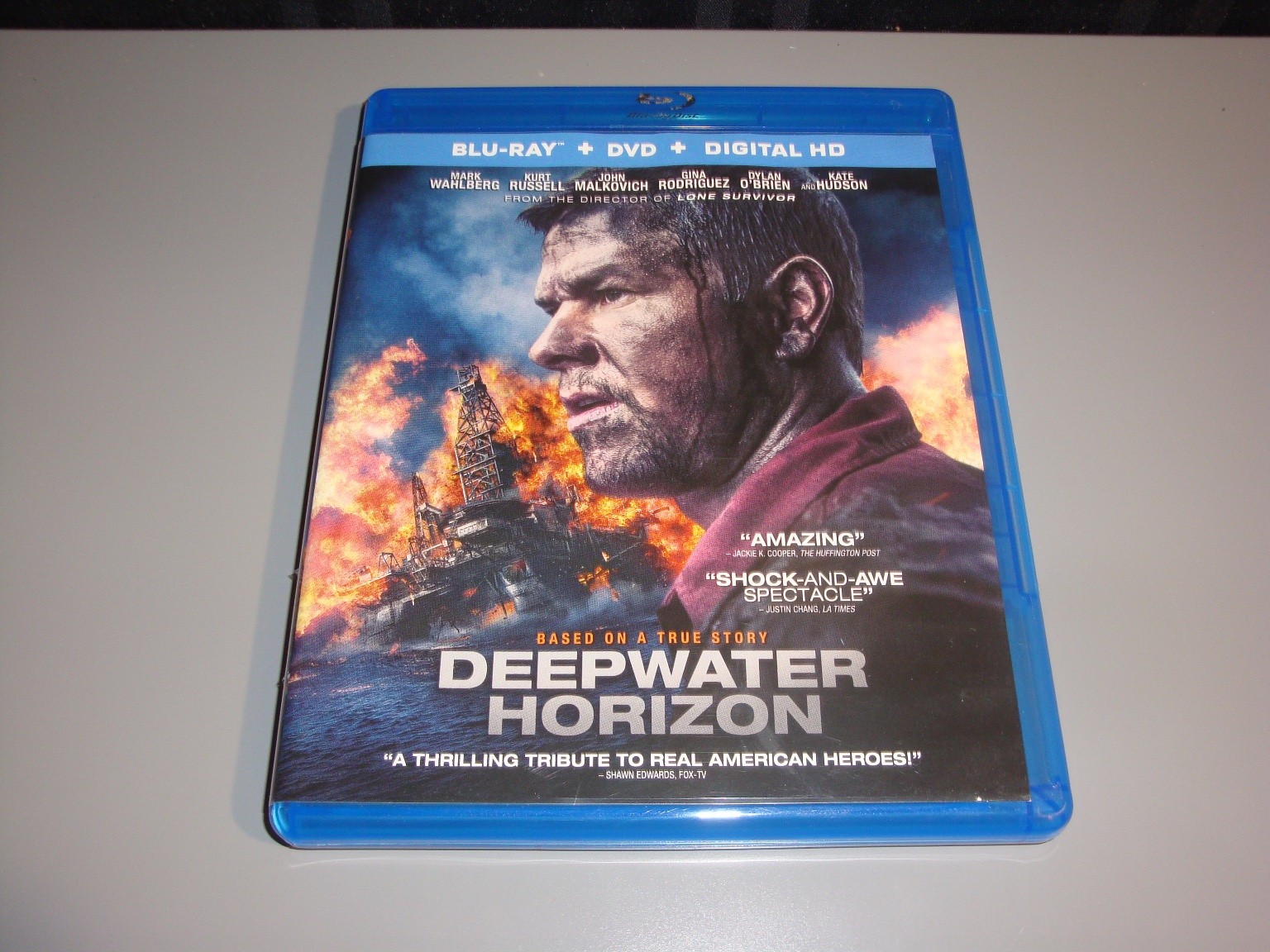 Deepwater Horizon Blu-ray ONLY Mark Wahlberg Peter Berg Drama Thriller Disaster
