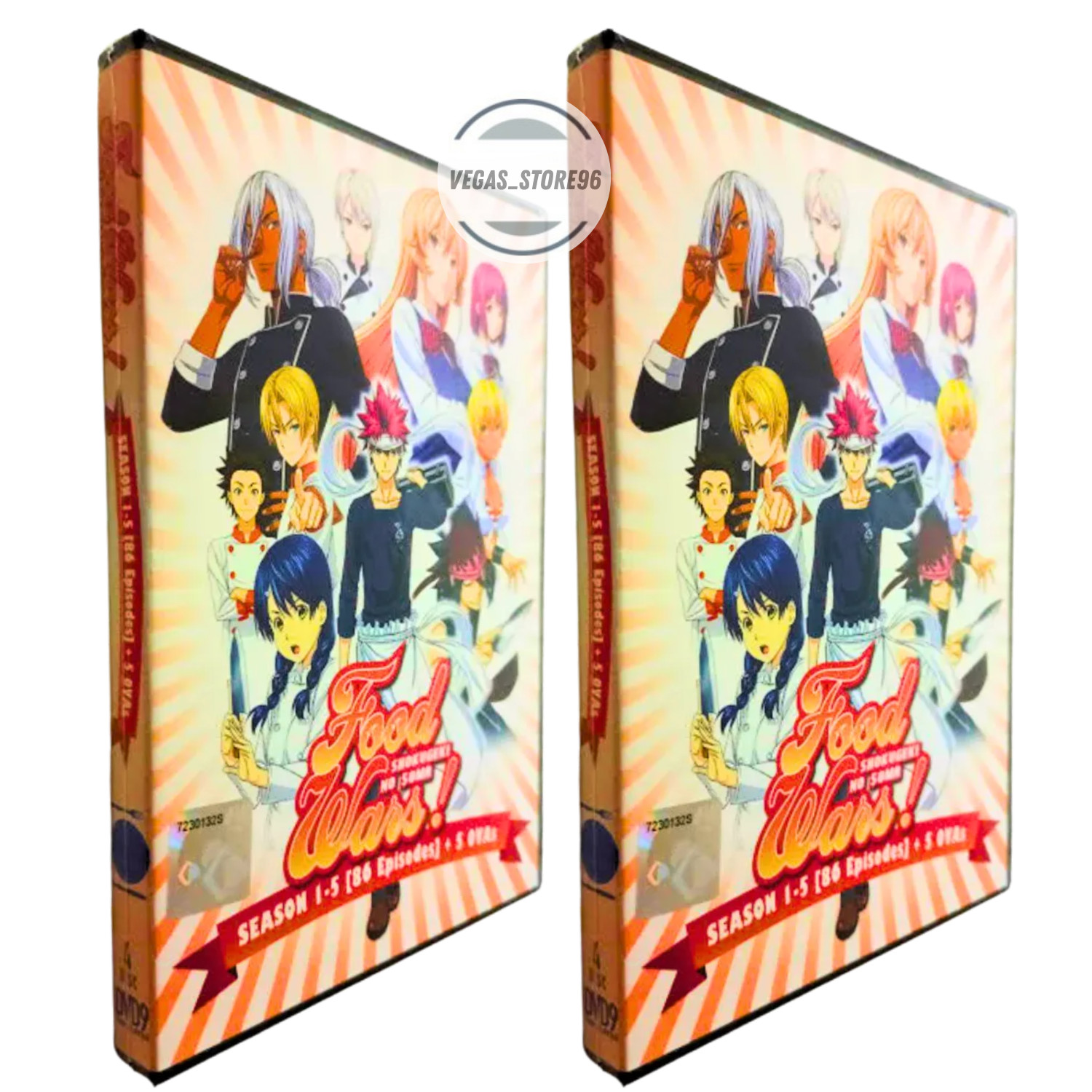 DVD Anime Food Wars! Shokugeki No Soma Season 1+2+3+4+5 (1-86 End)+5 OVA English