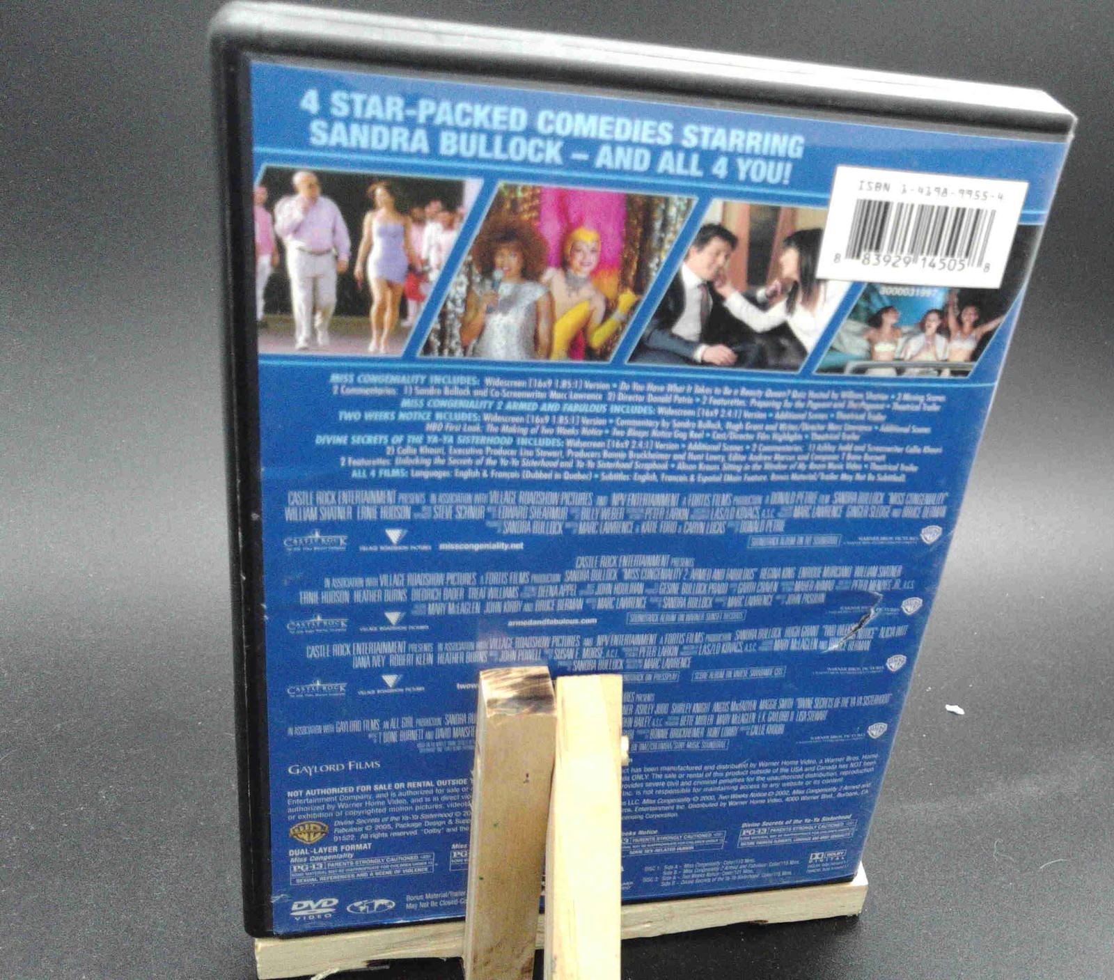 4 Film Favorites: Sandra Bullock Comedy Collection (DVD) [VG]