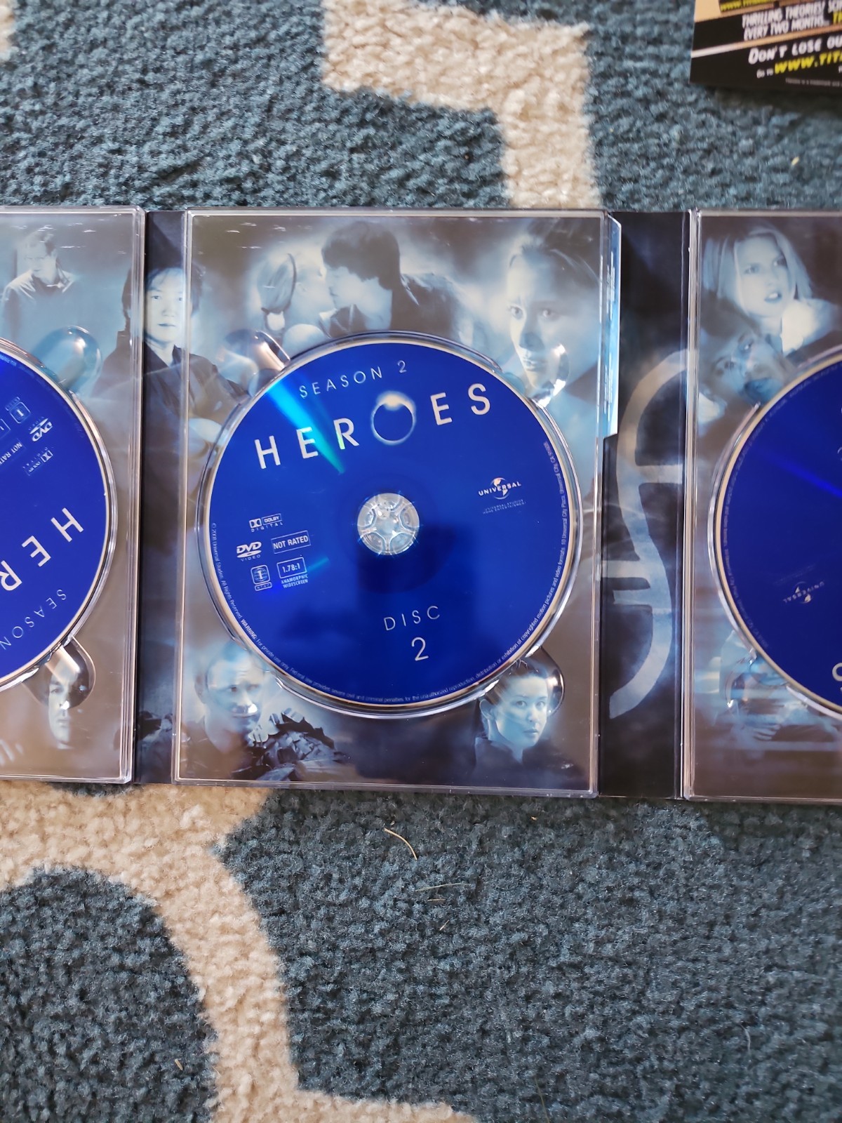 Heroes – Season 2 (DVD, 2008, 4-Disc Set)