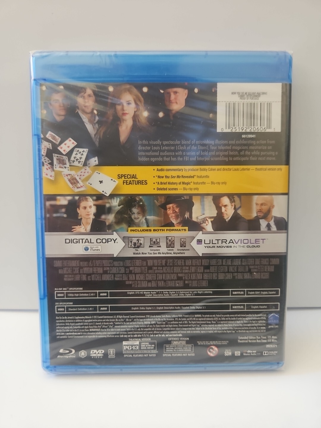 Now You See Me (Blu-ray, 2013) Brand New Jesse Eisenberg Mark Ruffalo