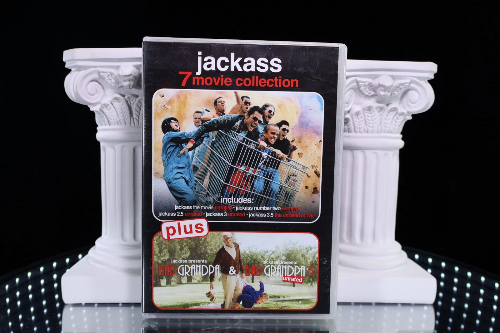 Jackass Collection — TV Show — 7 Movie Collection — Forever — Bum Fights