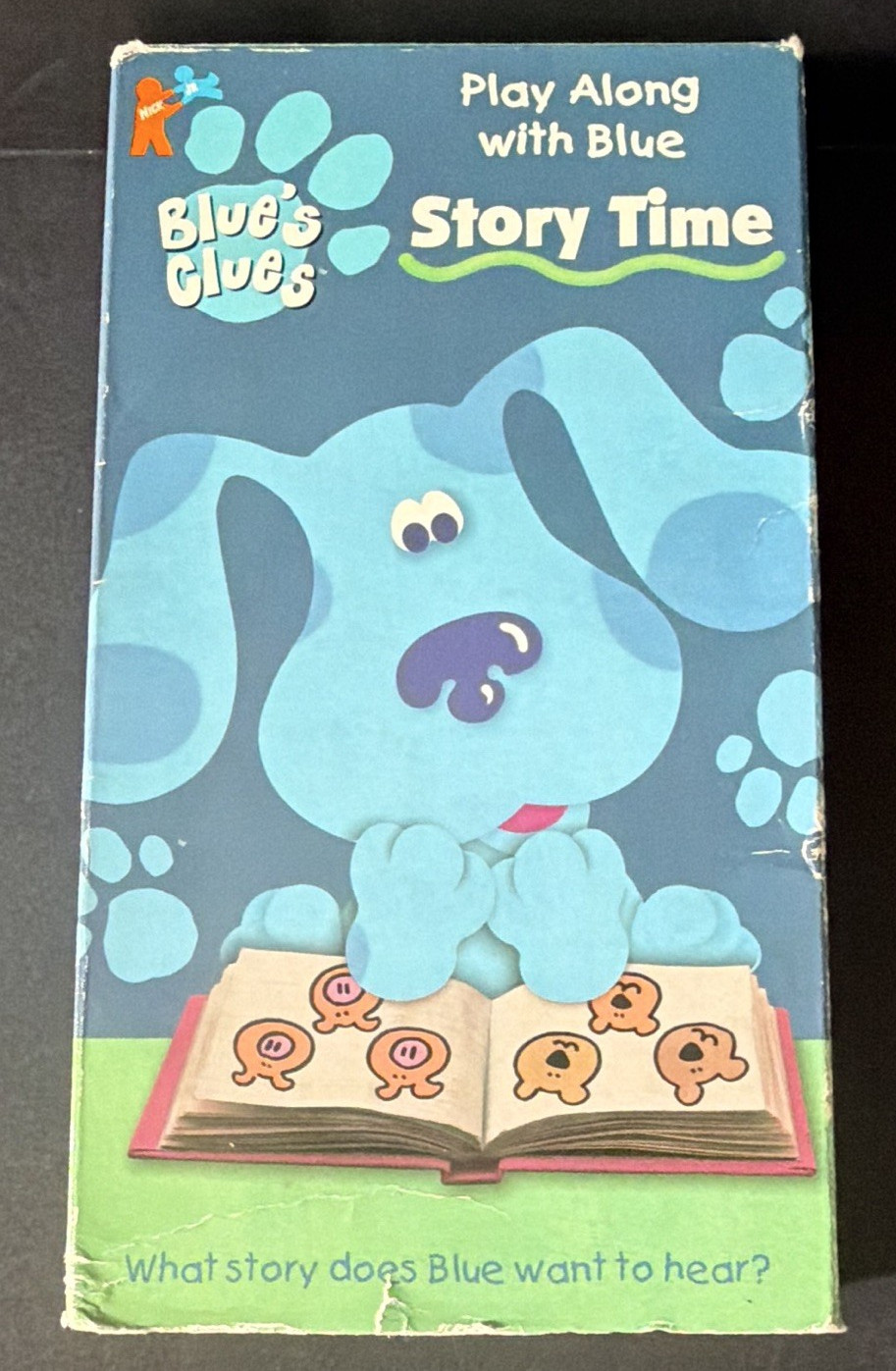 Paramount Blue’s Clues: Story Time VHS Tape Hi-Fi Stereo CC NTSC NR 1998