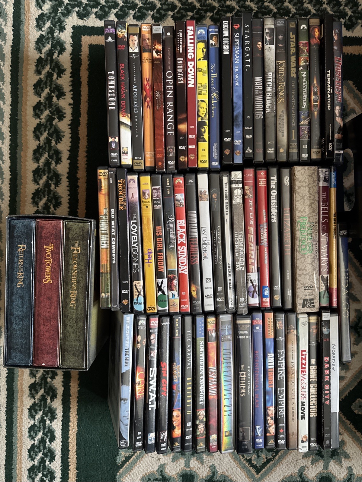 Lot 60 DVDs Action Adventure Drama Horror Academy Award Scifi Superhero Western