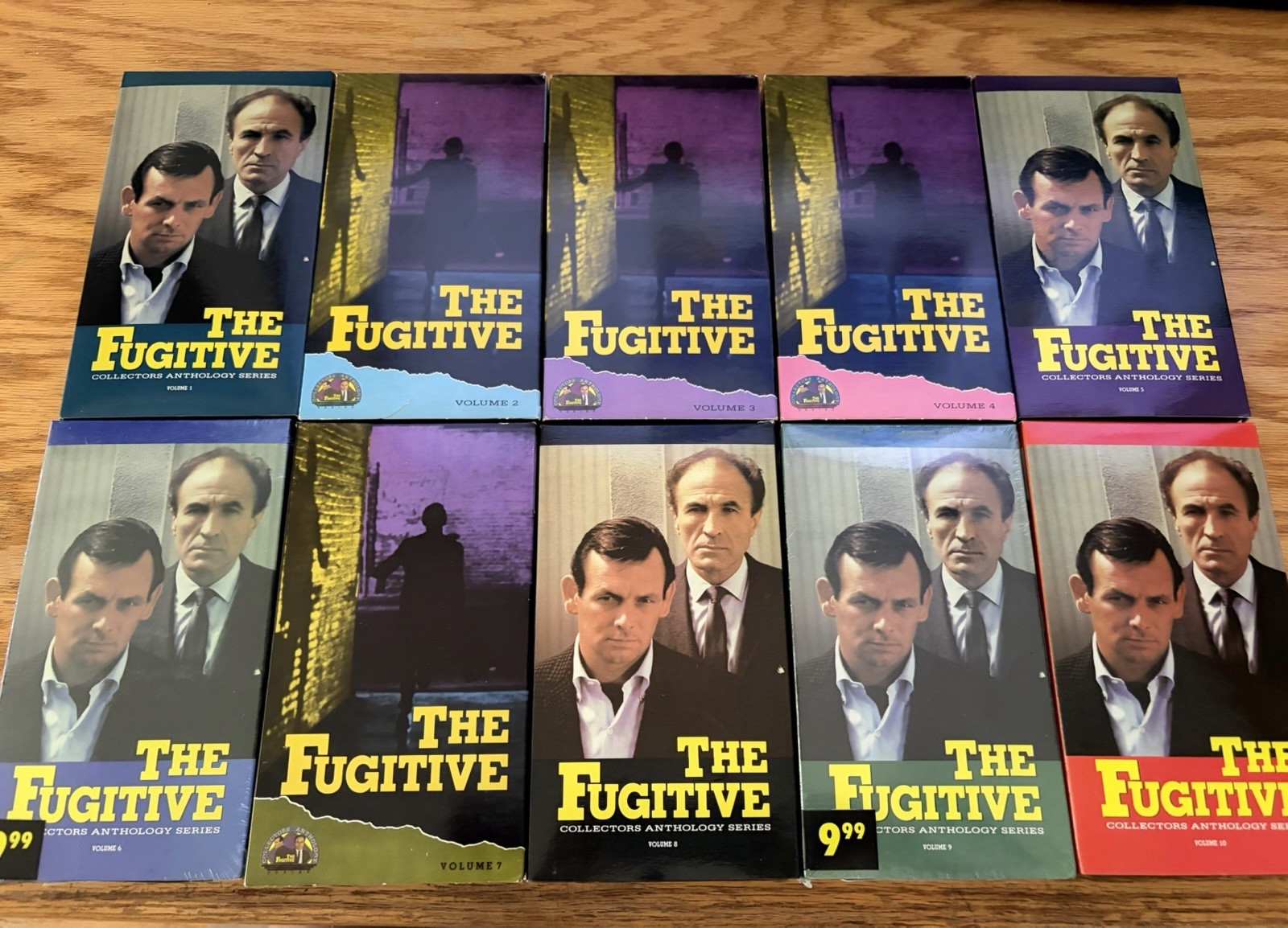 The Fugitive 1963 VHS (TV Series) VOL. 1-20 Vol 6 & 9 Are Sealed Plus 4 Doubles