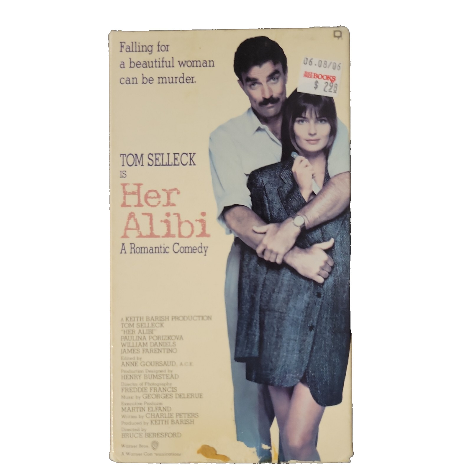 Her Alibi (VHS, 1998) Tom Selleck Paulina Porizkova Bruce Beresford