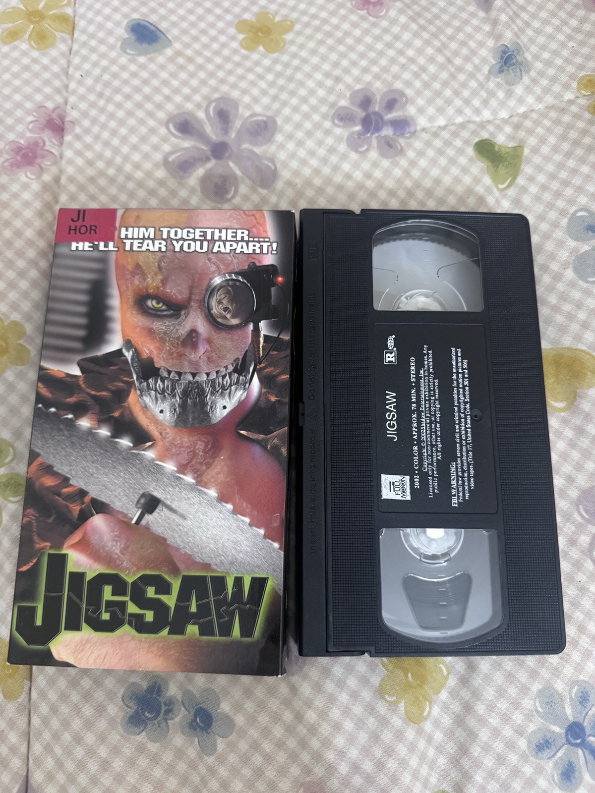 Jigsaw (VHS 2002) – Rare Horror – Tested – Full Moon Pictures