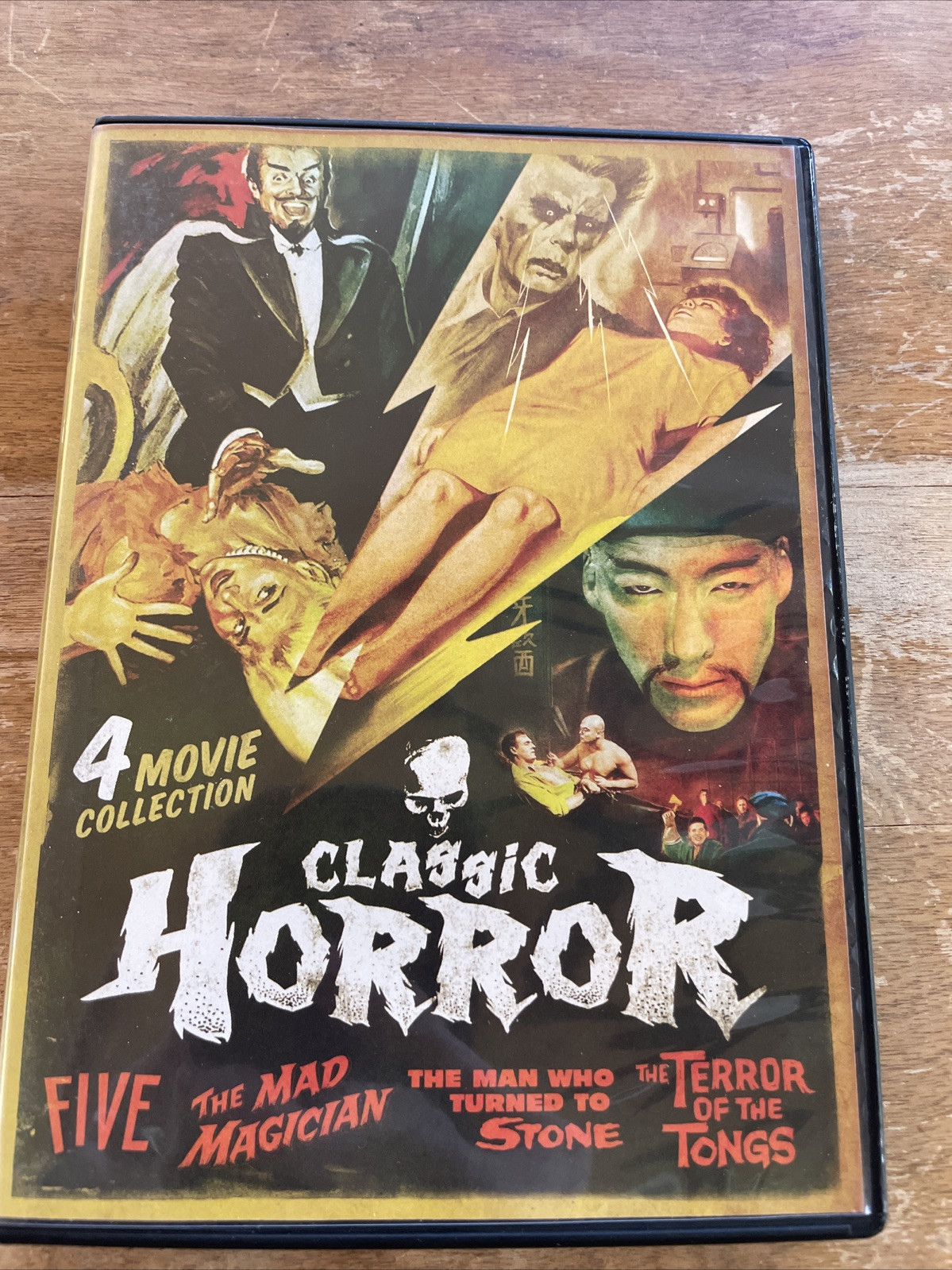 Classic Horror: Five, the Mad Magician, Man Who Turned to Stone (DVD)