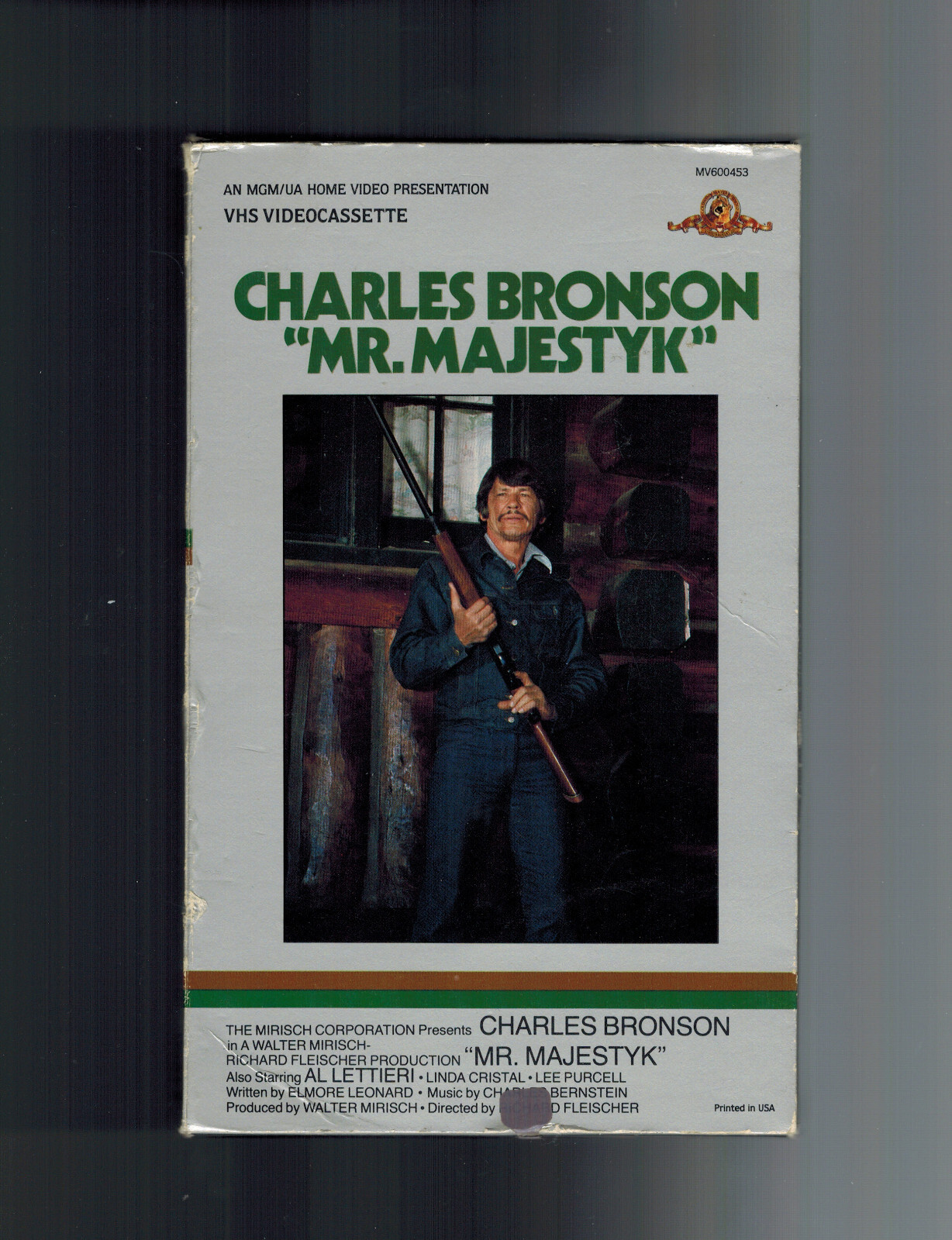 Mr Majestyk VHS 1984 Big Box MGM/UA Charles Bronson Al Lettieri Action