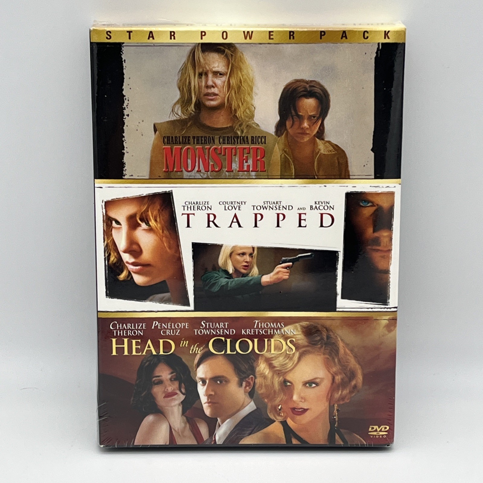 Monster / Trapped / Head in the Clouds (DVD, 3-Disc Set) New Sealed