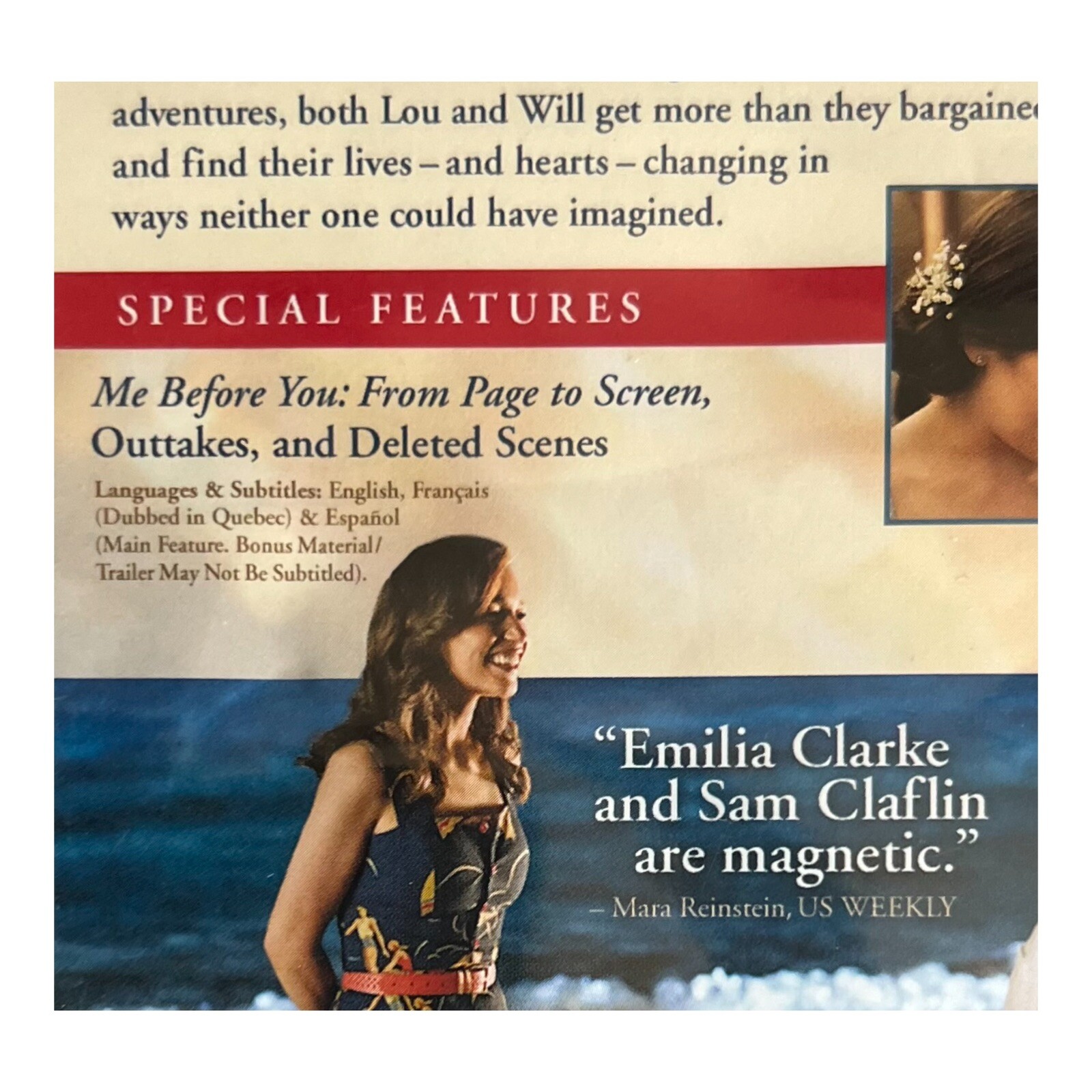 Me Before You (DVD, 2016) Emilia Clarke – NEW SEALED