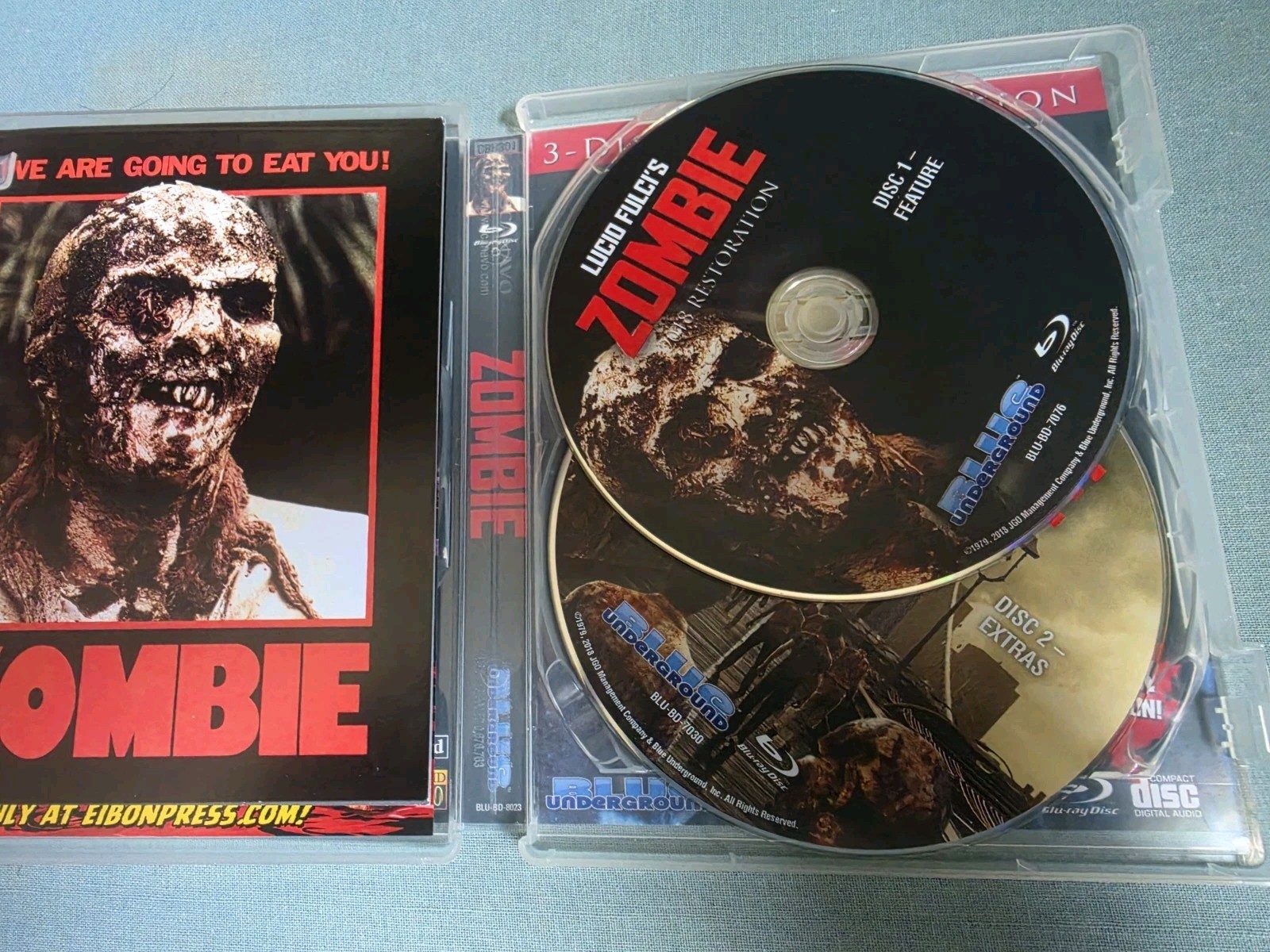 ZOMBIE ( 4k Restoration / Lenticular Slip Cover / 3 Discs / Read Description !