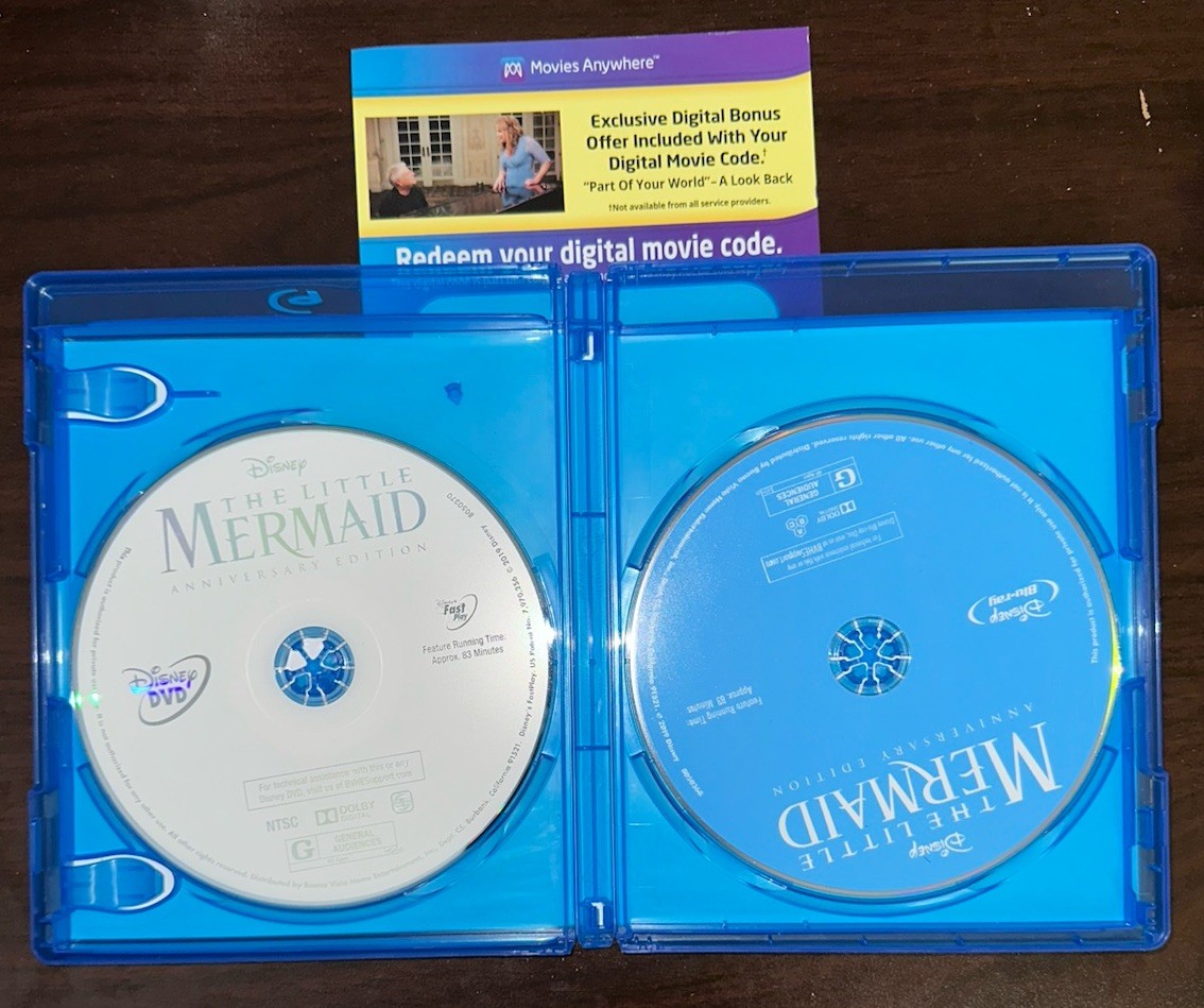 3 Disney Combo DVDS+Blu-Ray+digital codes. Never watched All Codes Included