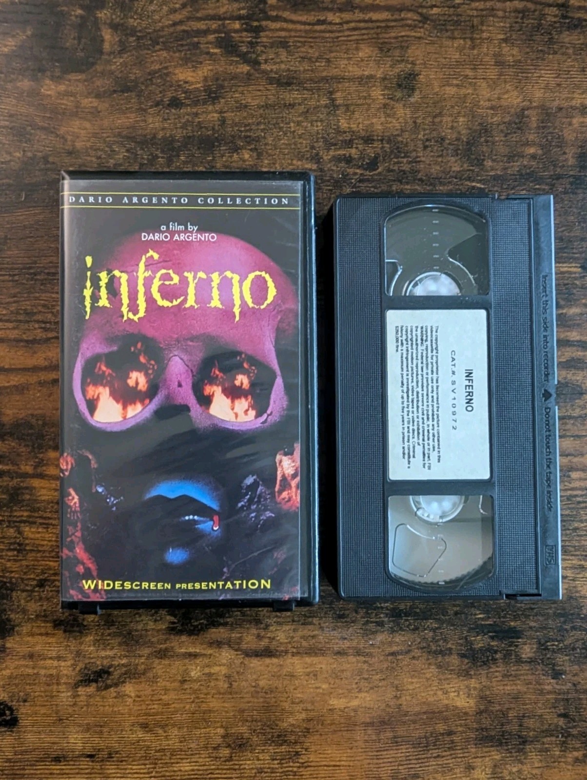 Dario Argento Inferno VHS (2000) Widescreen Clam Shell Uncut Horror Anchor Bay