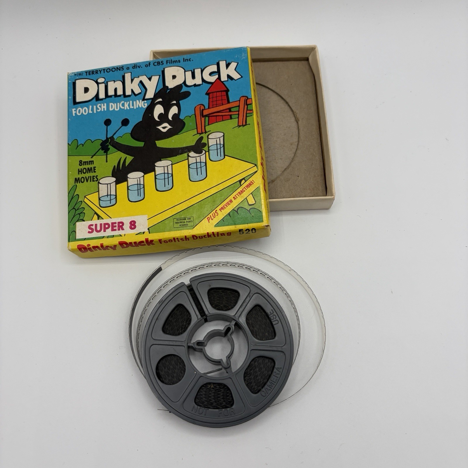 Dinky “The Foolish Duckling” 1952 Terrytoons Super 8mm Sound Vintage Cartoon