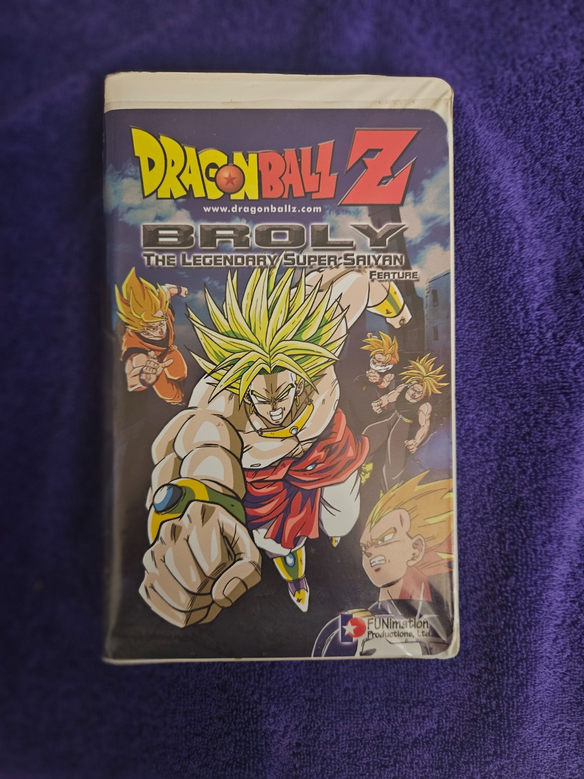 Dragon Ball Z Broly The Legendary Super Saiyan VHS 2003 Complete With Inserts