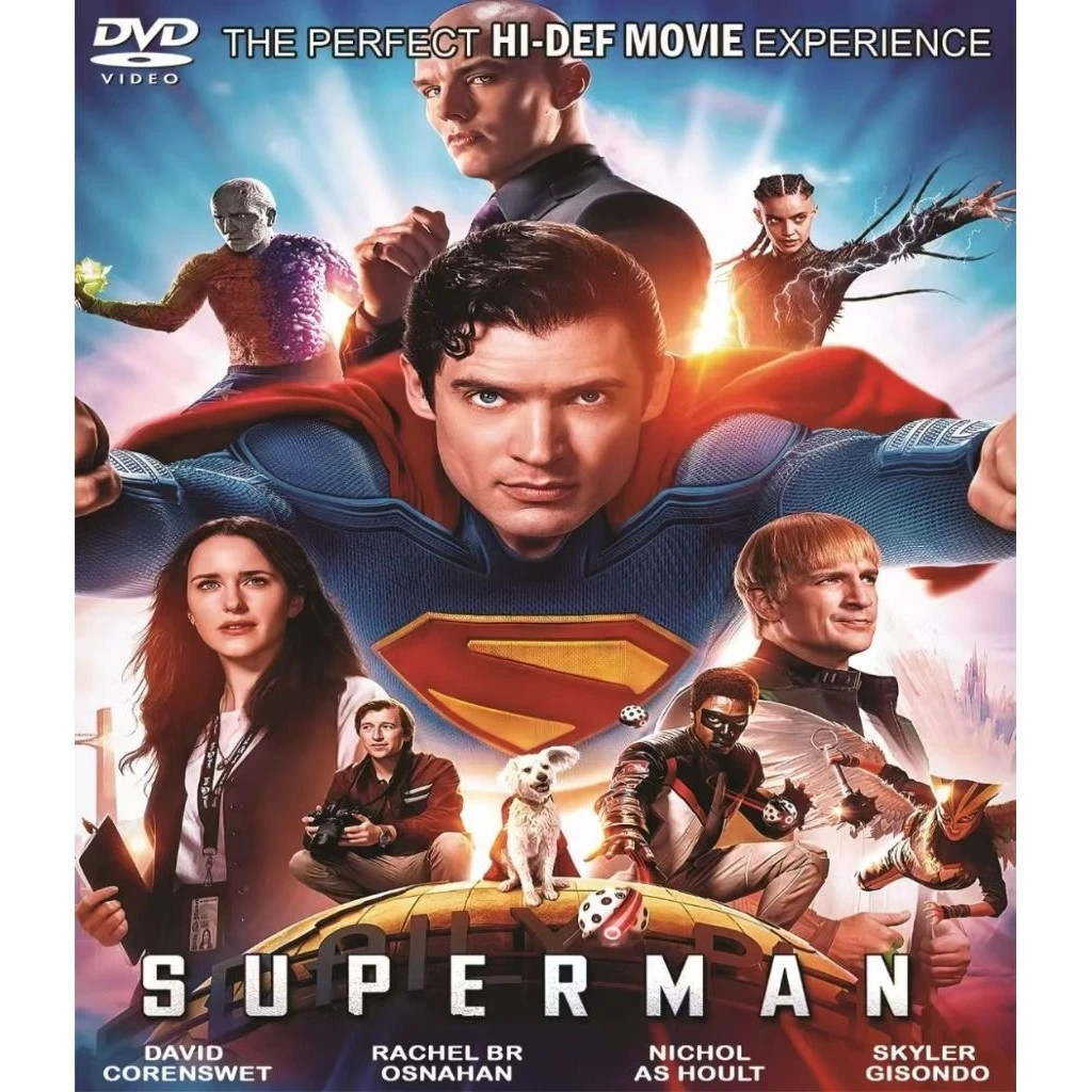 Superman (2025) DVD 📀 | DC Reboot Movie | James Gunn | AcSuperman 2025 DVD NEW