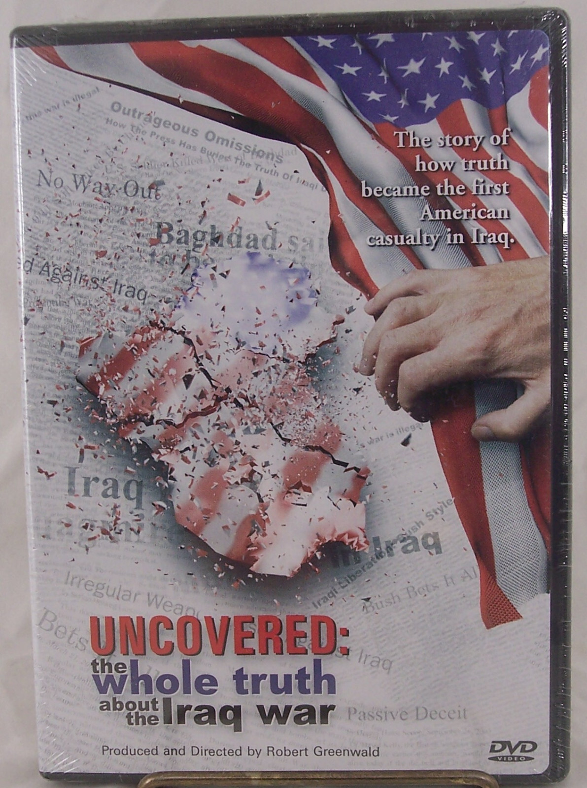 Uncovered: The Whole Truth About The Iraq War DVD New, Sealed Robert Greenwald