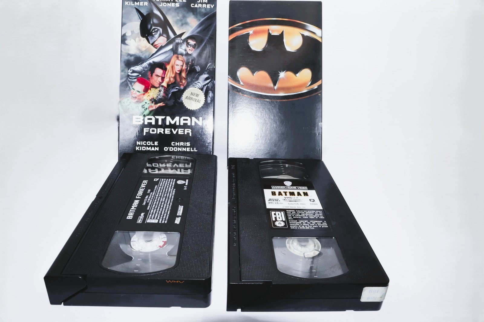 Vintage Batman VHS Lot 4 Movie Set (Batman, Returns, Forever, Batman & Robin)