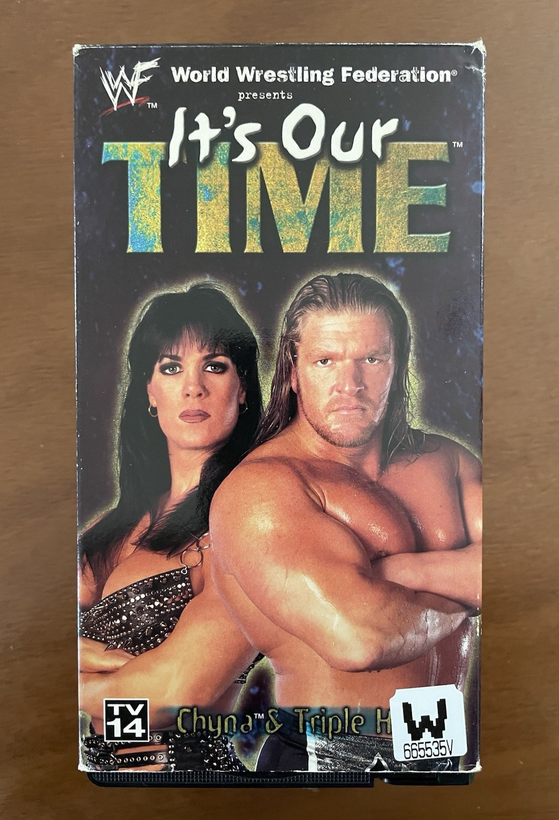 WWF-It’s Our Time Chyna Triple H VHS TV-14 Sports Recreation Wrestling Tape