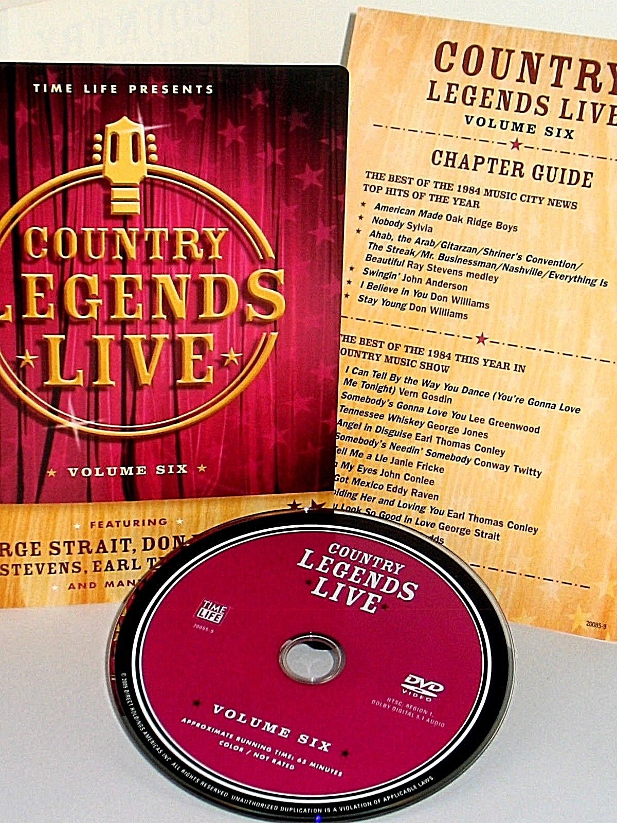Country Legends Live VOL.6 George Strait,Don Williams Ray Stevens DVD Nashville