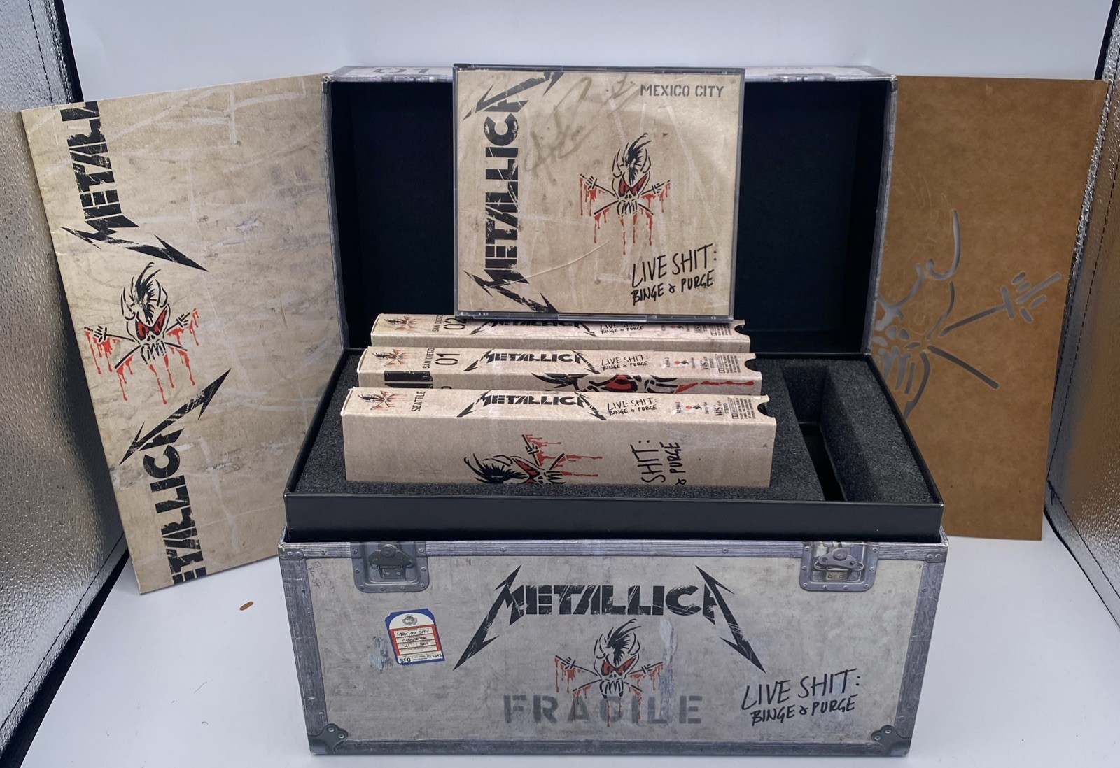Metallica Live Shit Binge & Purge VHS Box Set 1993