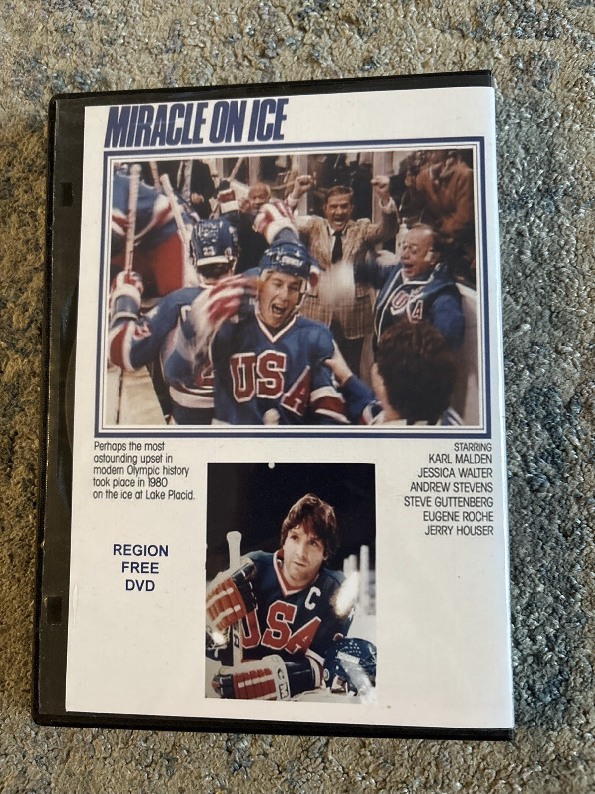 Miracle On Ice DVD TV Movie 1981 Karl Malden Jessica Walter Steve Guttenberg