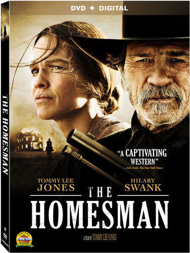 The Homesman (DVD) Tommy Jones Hilary Swank Meryl Streep WITH SLEEVE