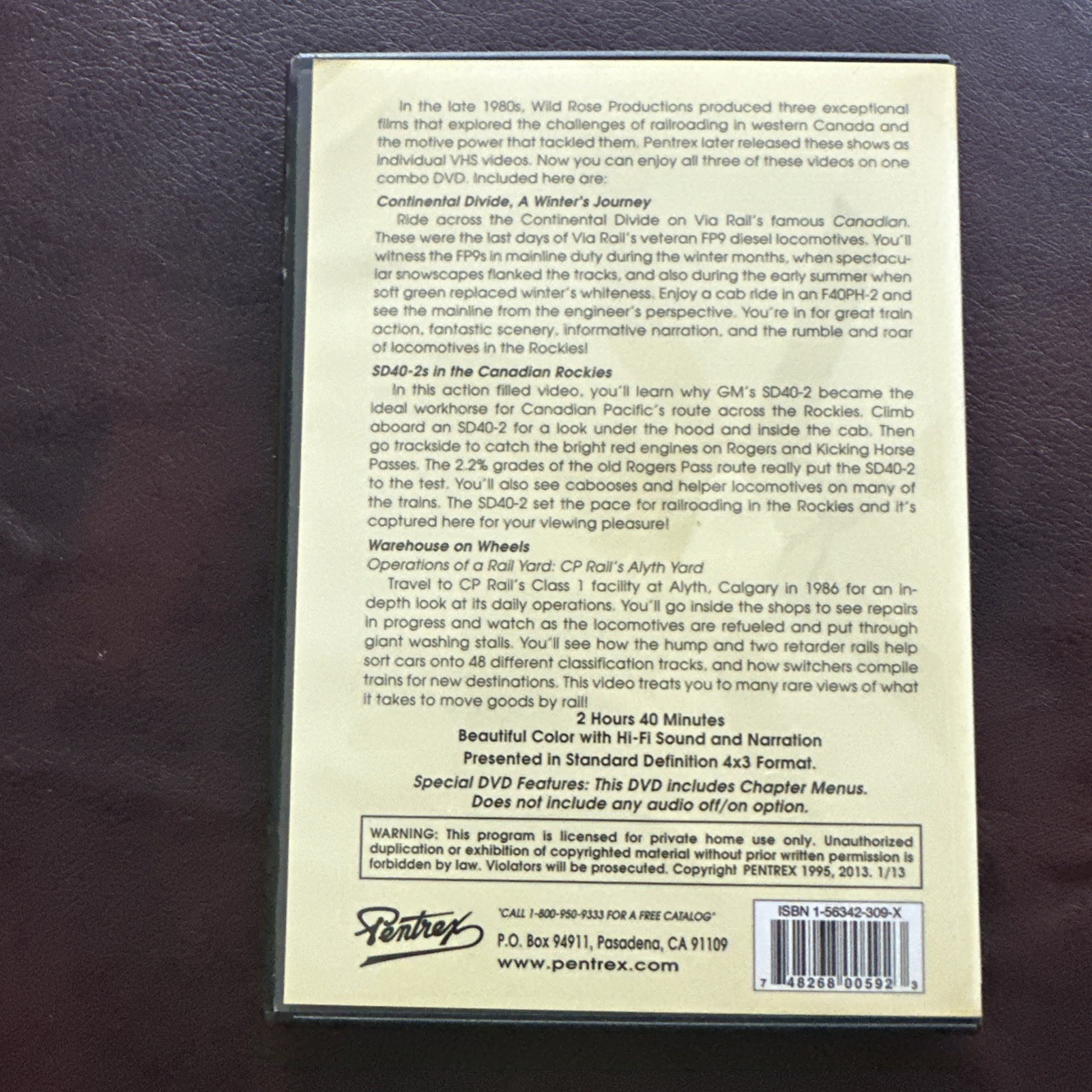 Pentrex Canadian Trio DVD 3 Shows On 1 Disc
