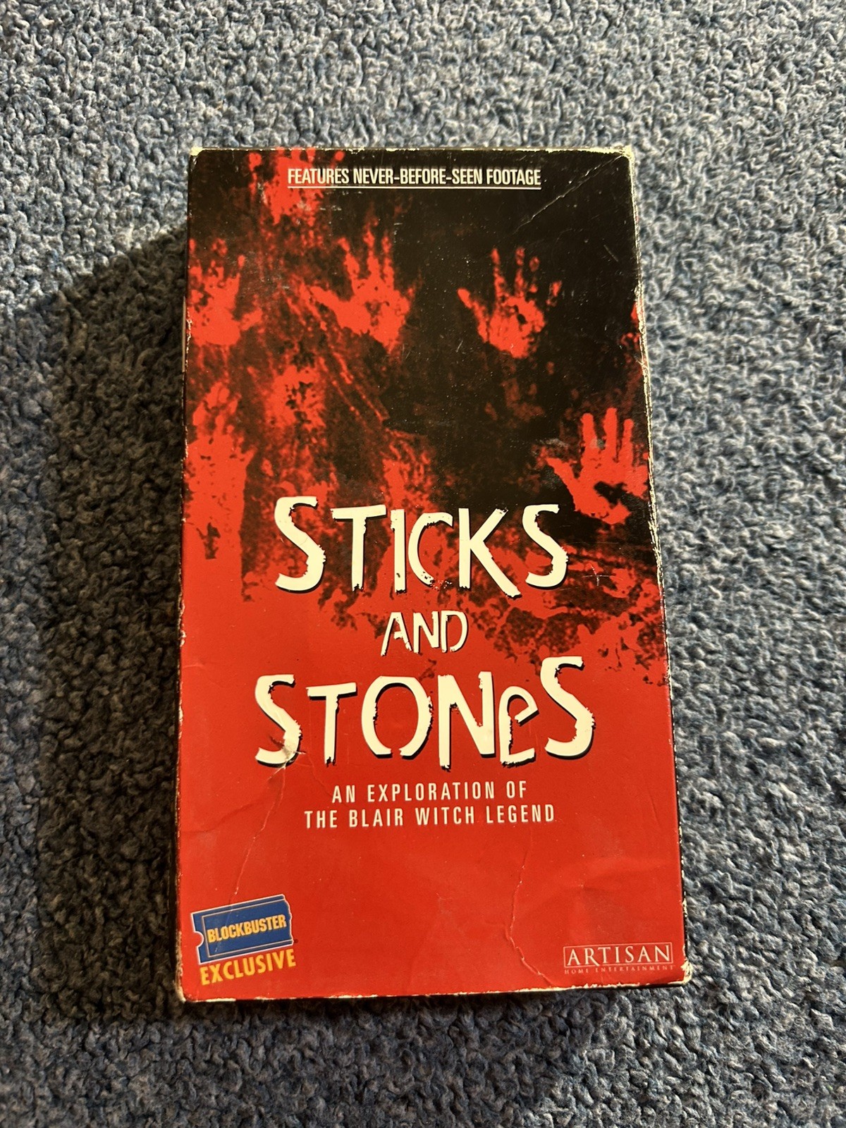 Sticks and Stones (VHS) SEALED: Super-rare 196 drama w/Gary Busey, Kirstie Alley