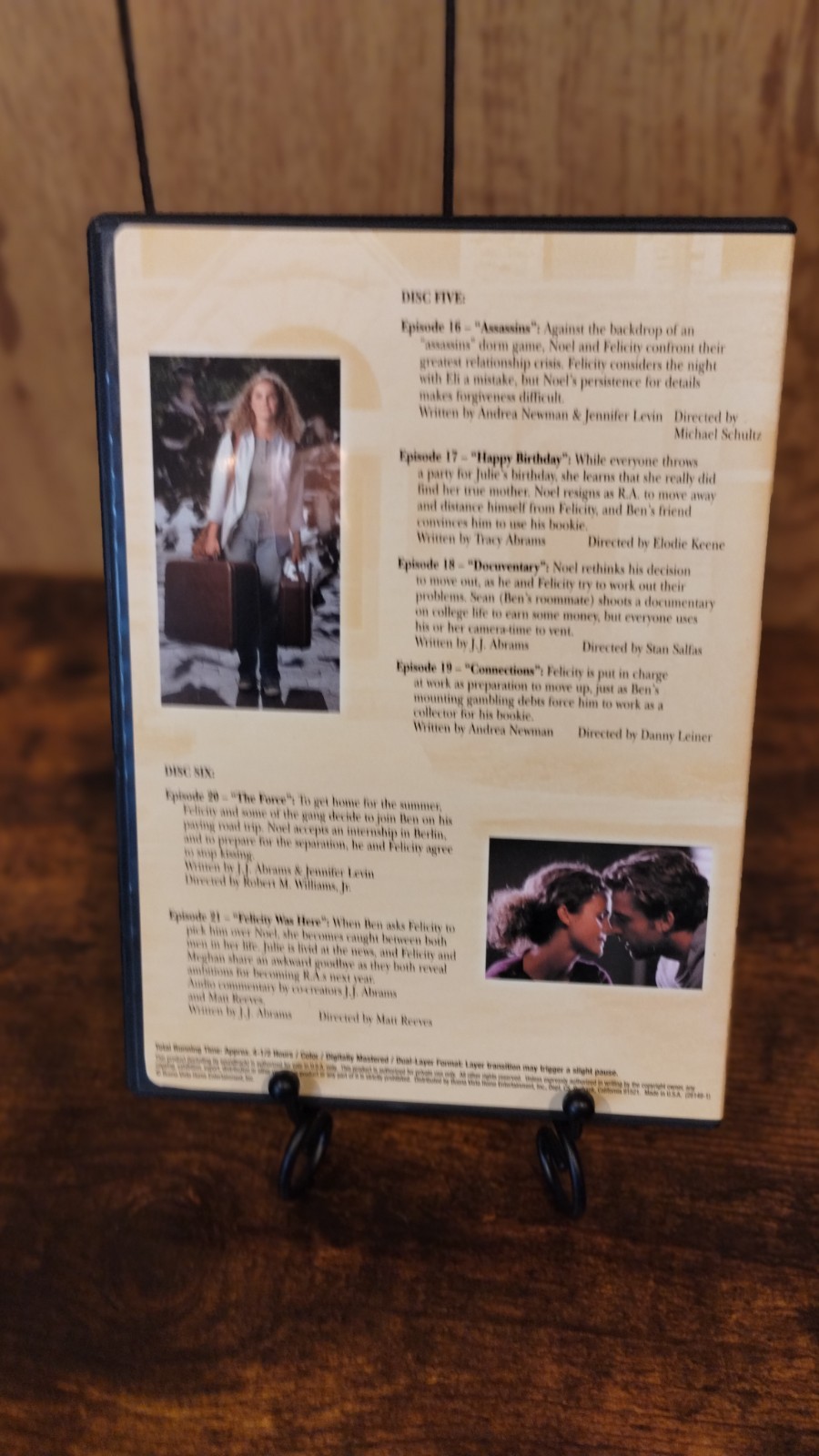 Felicity Complete First Season DVD Box Set 6 Discs Keri Russell J.J. Abrams
