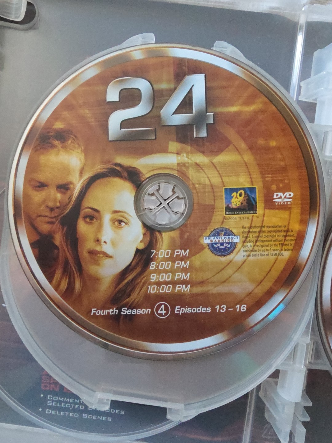 24 (2001 TV Series) DVD Jack Bauer Kiefer Sutherland Complete Fourth 4 Season