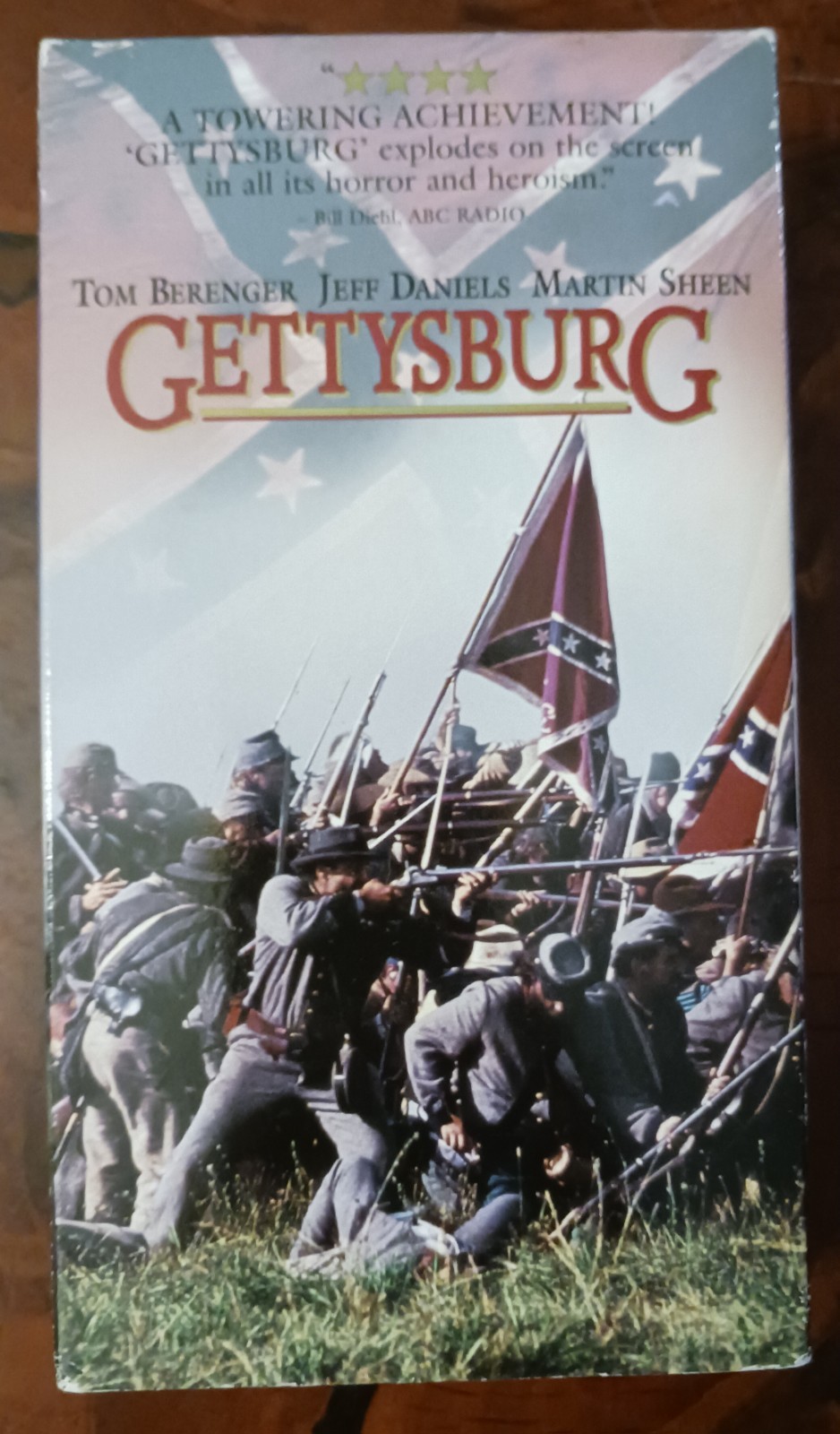 Gettysburg VHS – 2 Tape Set – Tom Berenger, Jeff Daniels, Martin Sheen
