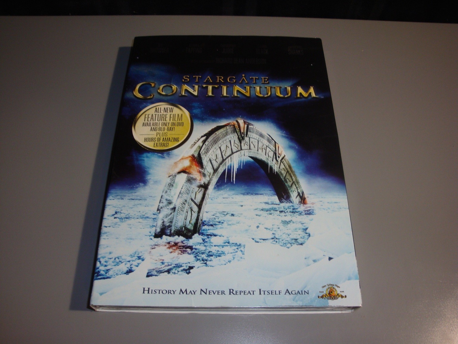 Stargate Continuum DVD SciFi Slip Cover Brad Wright Martin Wood Movie Browder