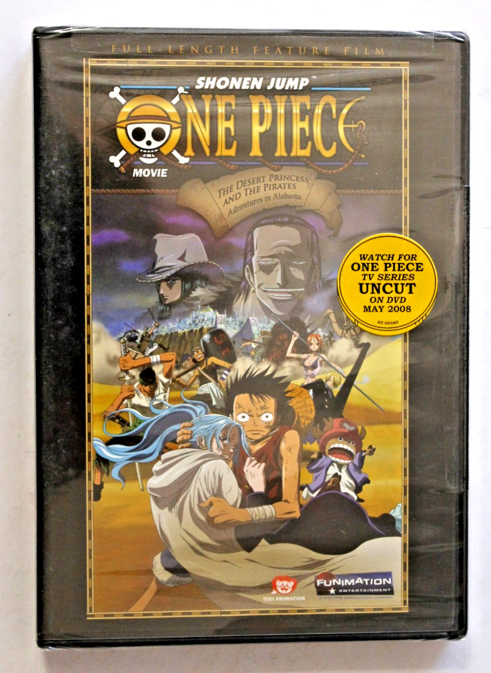 SHONEN JUMP ONE PIECE MOVIE THE DESERT PRINCESS AND THE PIRATES DVD New Sealed