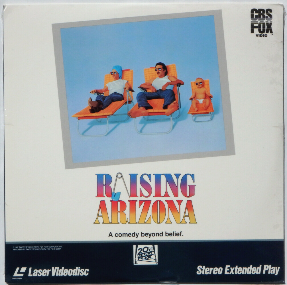 Joel Coen Ethan Coen NICHOLAS CAGE “Raising Arizona” New Sealed Comedy Laserdisc