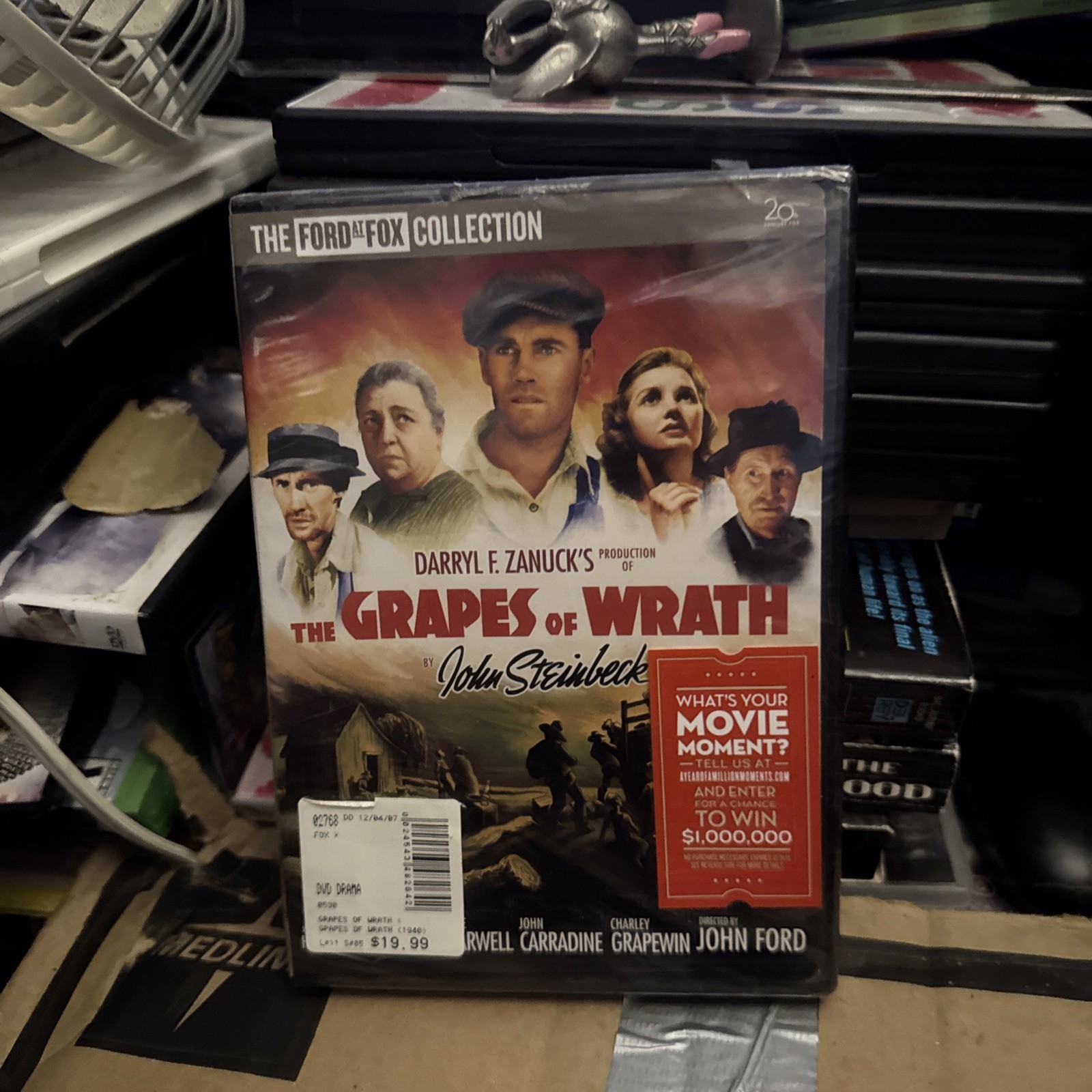 The Grapes of Wrath (DVD, 1940) Darryl F. Zanuck, BRAND NEW, FACTORY SEALED