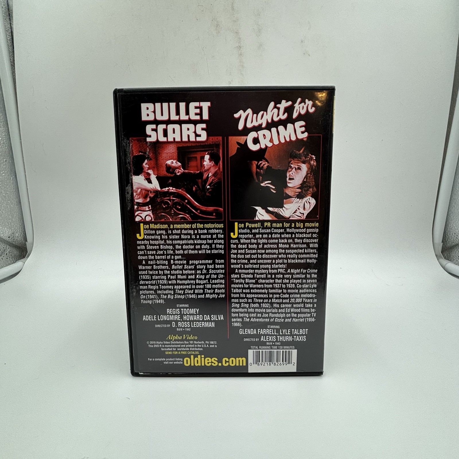 SECRETS OF CHINATOWN-TRAPPED-OUT OF THE PAST-BULLET SCARS-NIGHT FOR CRIME 3 DVDS