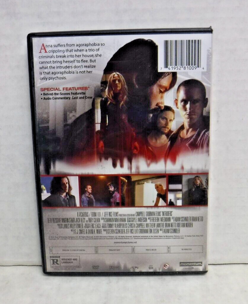 Intruders 2014 Momentum Pictures Movie DVD 112923AST4