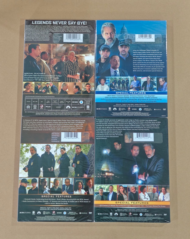 NCIS Complete Seasons 19-20-21-22 ( DVD SET ) Brand New Region 1 DVD US SELL