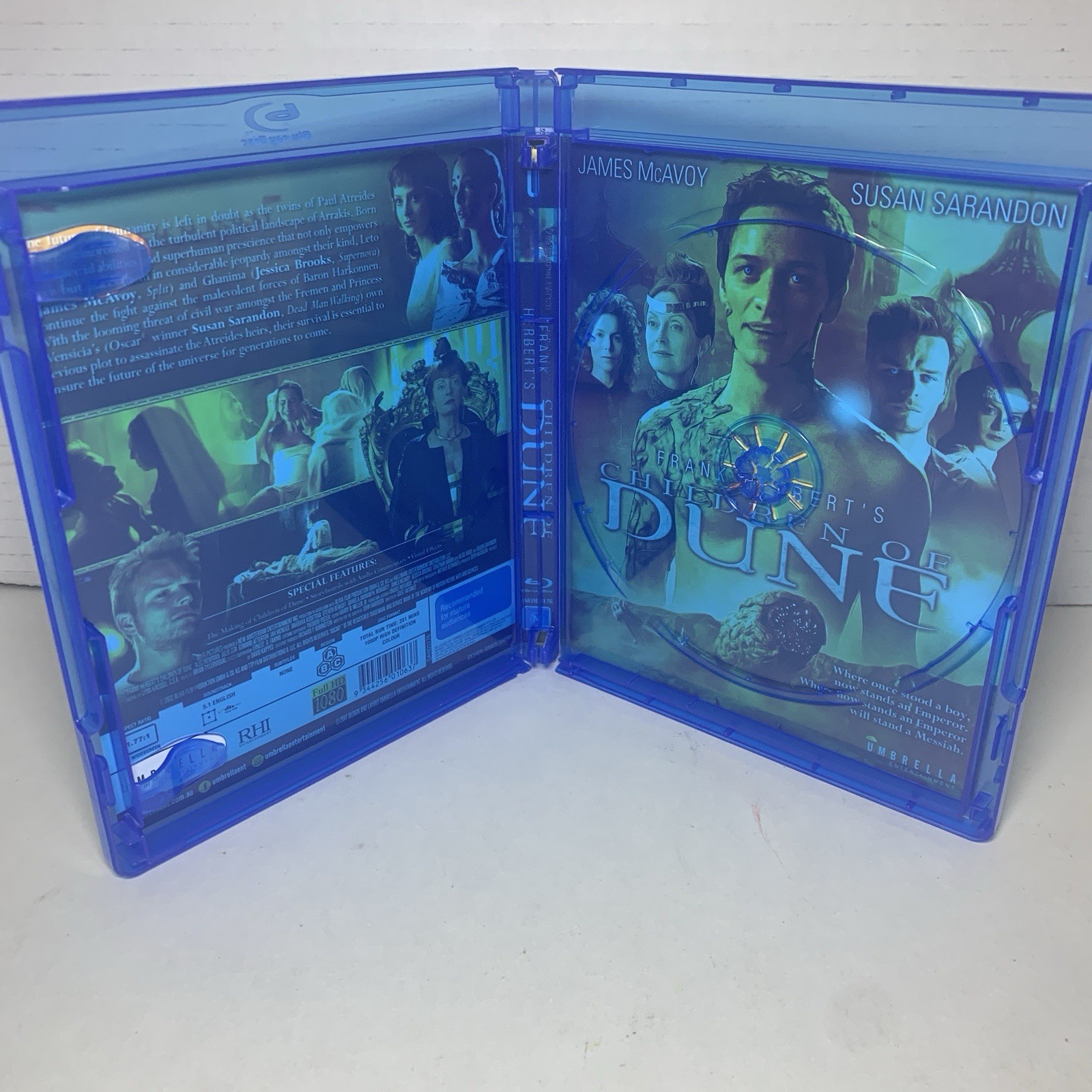 Children of Dune (Blu-ray, 2003) Complete Miniseries Region Free OOP Umbrella
