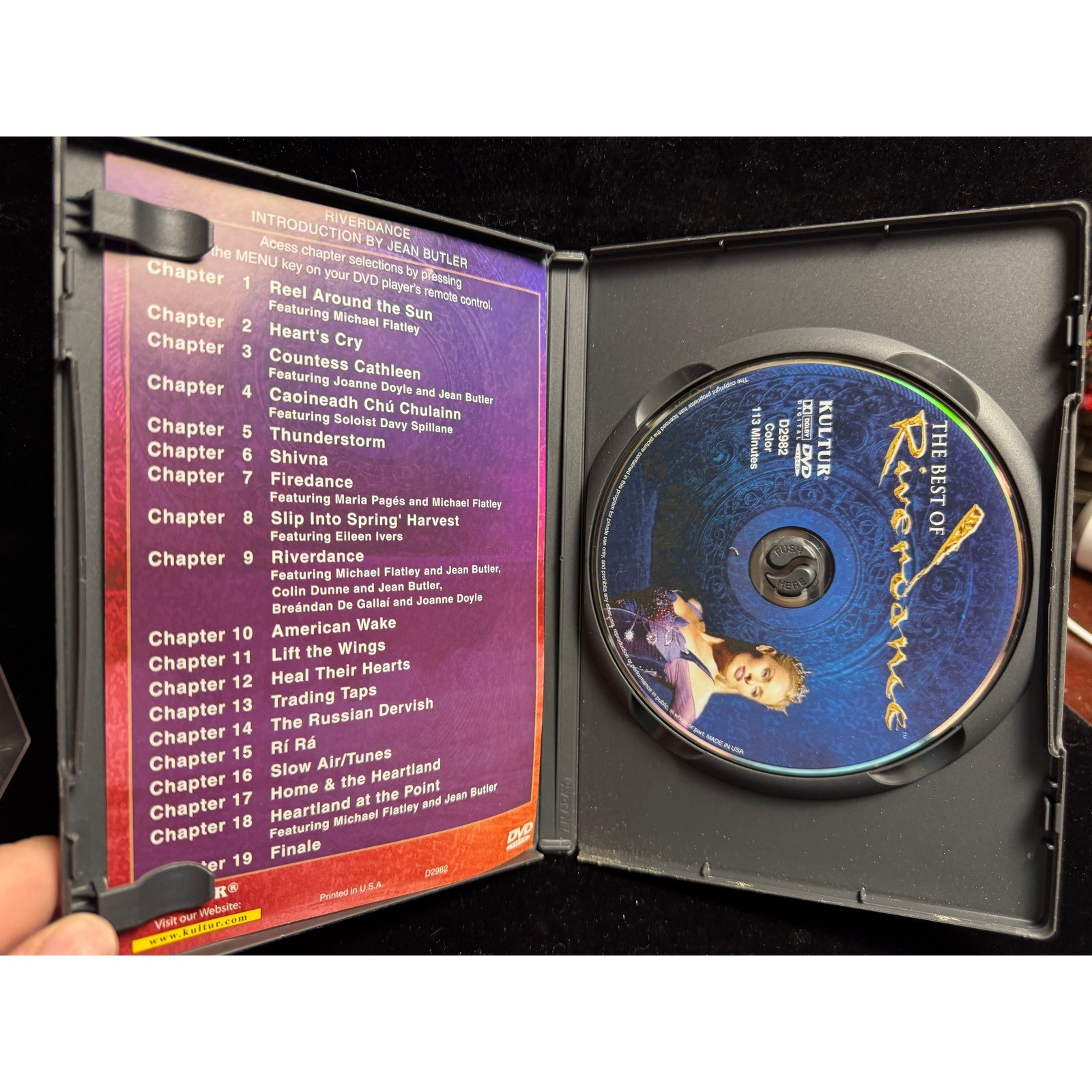 The Best of Riverdance DVD Michael Flatley Jean Butler Irish Dance Kultur D2982