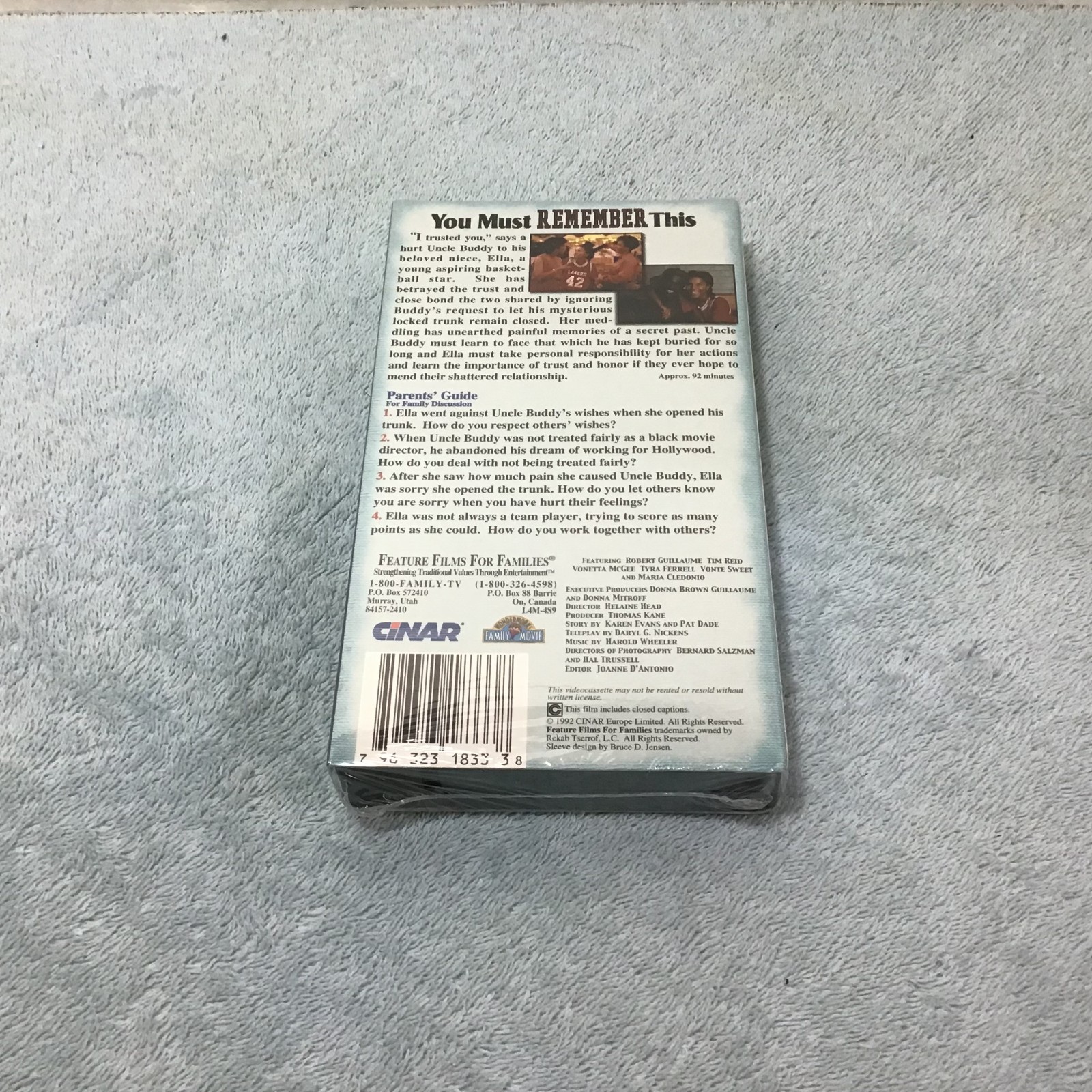 You Must Remember This VHS By Cinar 1992 92mins
