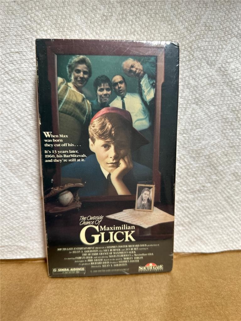The Outside Chance of Maximilian Glick (VHS, 1990) NEW Sealed