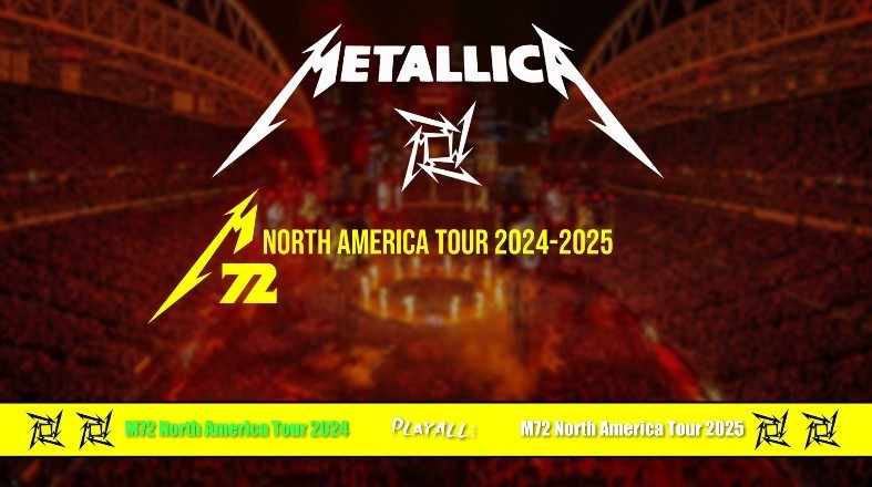 METALLICA M72 North America Tour 2024-2025 (BLU-RAY)