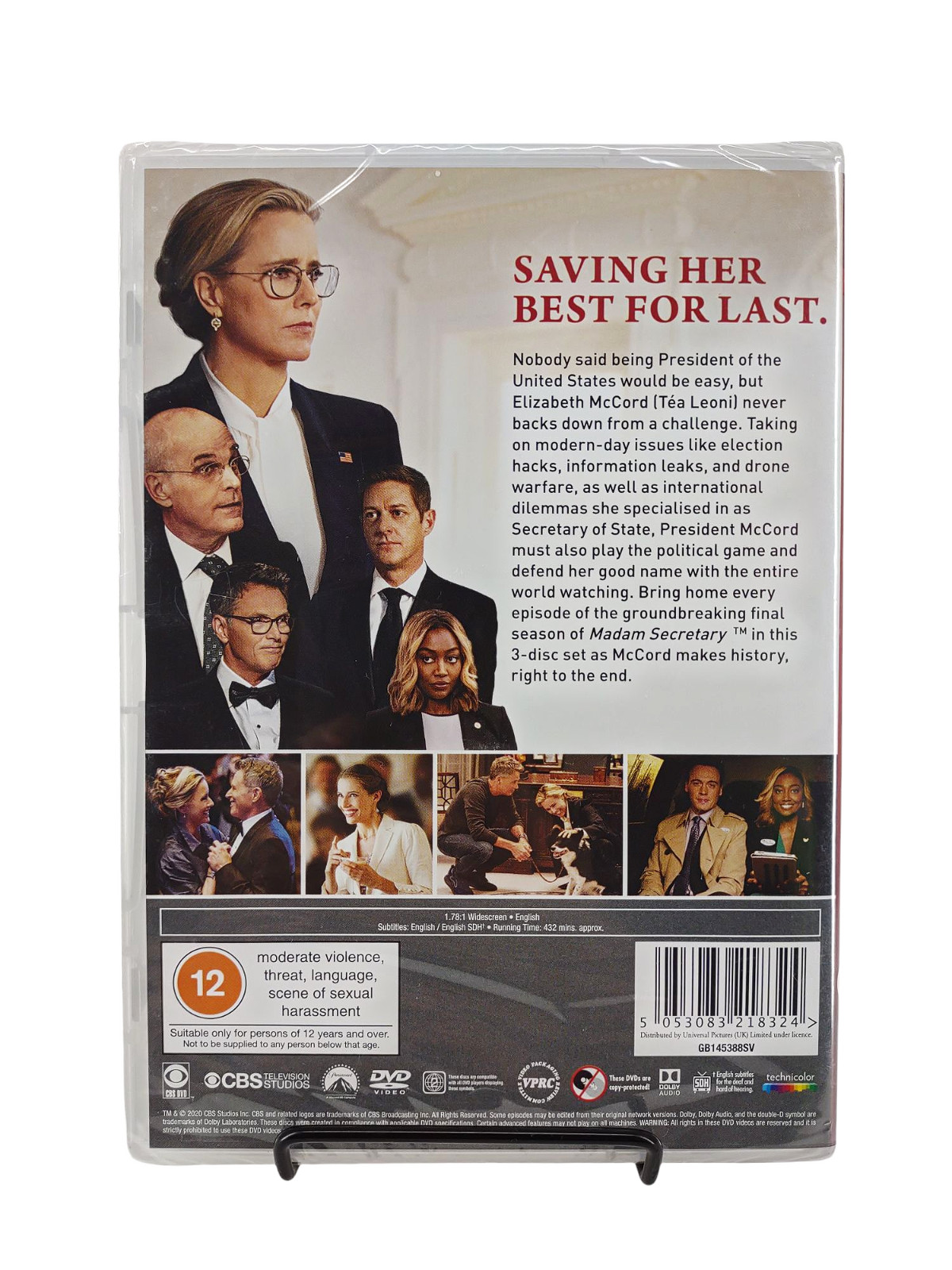 Madam Secretary: Season 6 – Final Season (DVD, 2020, *Region 2) New Sealed