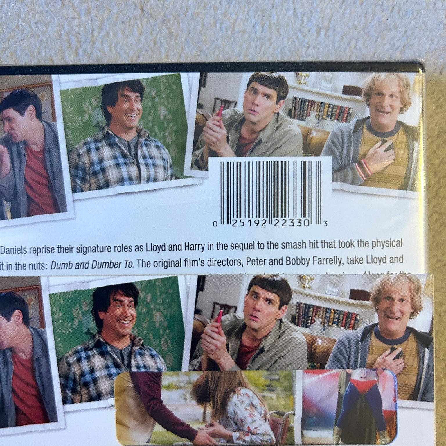 Dumb and Dumber To DVD 2014 Jim Carrey Jeff Daniels Peter Farrelly Bonus